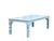 1960s Chinese Chippendale Table Lattice Legs Painted Pale Blue For Sale In Houston - Image 6 of 11