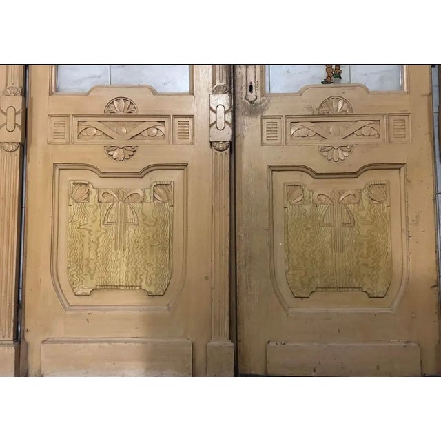 Wood Vintage Door in Original For Sale - Image 7 of 9