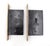 Pair of Antique Aesthetic Barrows Lock Brass Pocket Door Locks For Sale - Image 4 of 6
