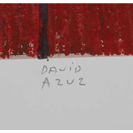 Artist: David Azuz, Israeli/French (1942 - ) Title: Solitude Year: Circa 1980 Medium: Lithograph, signed and numbered in...