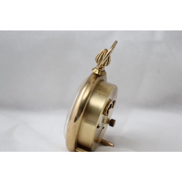 Gold Pocket Watch Desk Clock, 1960s For Sale - Image 11 of 17