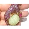 Bochic "Orient" Natural Ruby, Sapphire & Green Jade Brooch or Pendent Set In 18K For Sale - Image 16 of 18