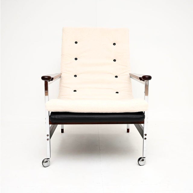 1960s Vintage Swedish Crown Lounge Chair by Eric Merthen, 1960 For Sale - Image 5 of 11