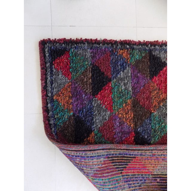 1960s Long Cotton Rug in the style of Missoni, 1960s For Sale - Image 5 of 9