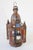 Metal Handcrafted Moroccan Tole and Glass Lantern, Moorish Style, 1960 For Sale - Image 7 of 17