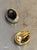 Nina Ricci Nina Ricci Oval Gold-Tone/Rhinestone Clip Earrings For Sale - Image 4 of 5