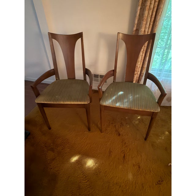 Drexel Parallel Mid Century Modern Parallel by Drexel Dining Set For Sale - Image 4 of 8
