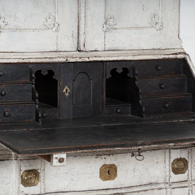 Wood Late 18th Century Swedish Oak Secretary Bureau For Sale - Image 7 of 10