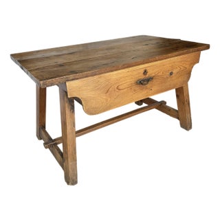 19th Century French Pine Side Table For Sale