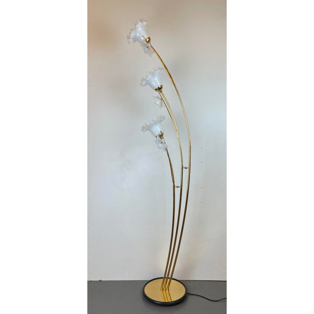Vintage Golden Murano Floor Lamp, 1980s For Sale - Image 16 of 18