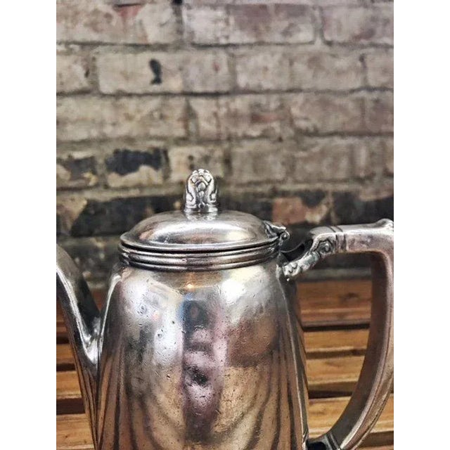 1970s 1970s Vintage Silver Plated Waldorf Astoria Hotel Teapot For Sale - Image 5 of 6