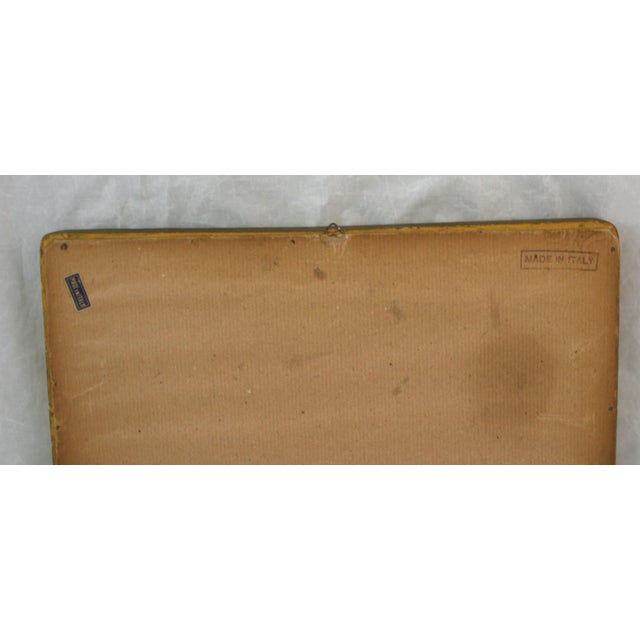 Antique Framed Italian Watercolor Painting "Venditore Di Agnelli" Street Cry Lamb Seller For Sale - Image 11 of 11