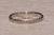 The Central Ave: White Rose Signed Antique Wedding Band Circa 1934 For Sale - Image 4 of 8