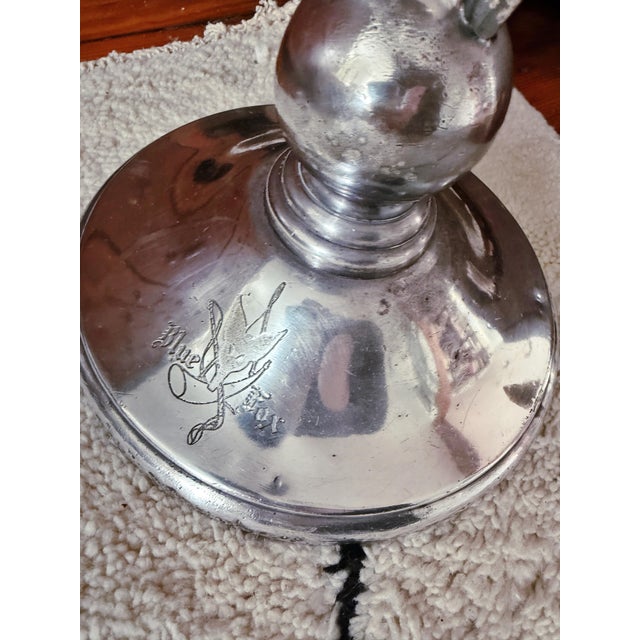 A beautiful vintage circa 1960 heavy silver plated champagne bucket on a stand made by International Silver for the famed...