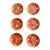 Late 20th Century Philippe Deshoulieres Dame a La Licorne Canape Plates - Set of 6 For Sale