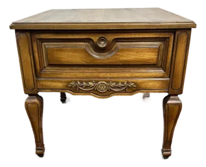 1960s Vintage Single Drawer Side Table