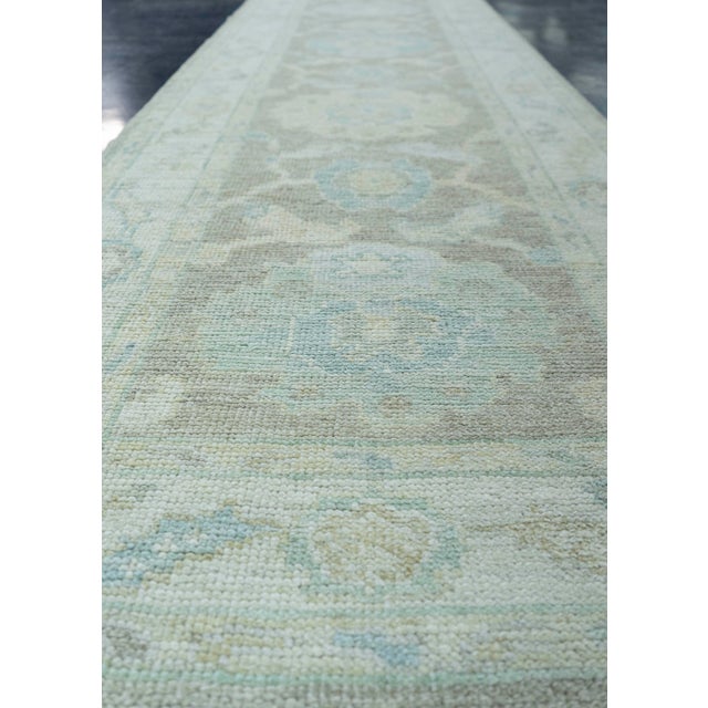 Turkish Oushak Rug 2'8" x 10'2" #19431 For Sale - Image 4 of 8
