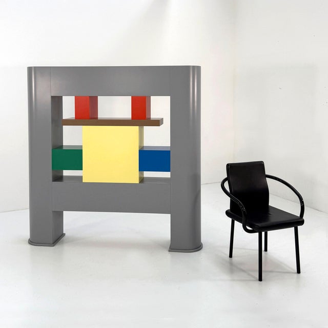 Wood Room Divider by Sottsass Associati for Esprit, 1985 For Sale - Image 7 of 11
