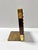 Vintage Wood & Brass Abacus Bookend With Movable Beads For Sale - Image 10 of 11