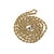 Contemporary Vintage Rope Chain Necklace 14k For Sale - Image 3 of 5
