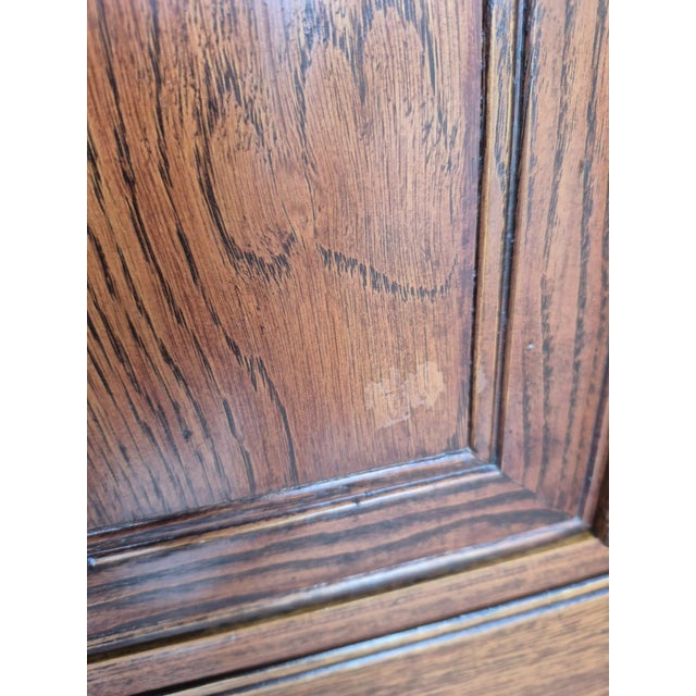 1970s Henredon Artefacts Gentleman’s Chest in Warm Oak Finish For Sale - Image 12 of 16