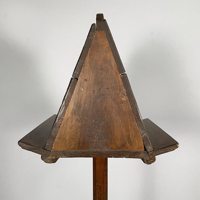 Italian Bookstand in Wood, 1930s For Sale - Image 6 of 14