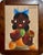 Folk Art Jose Maria de Servin, Folk Art Mexican Girl Oil Painting on Burlap Charming Naive African American Art For Sale - Image 3 of 7