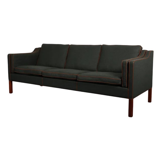 Model 2213 Three-Seat Sofa by Børge Mogensen for Fredericia For Sale