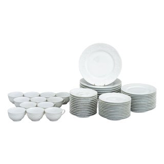 Late 20th Century Haviland Limoges "Imperatrice" Service for 12 For Sale