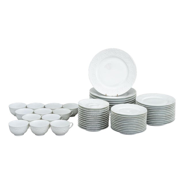 Late 20th Century Haviland Limoges "Imperatrice" Service for 12 For Sale