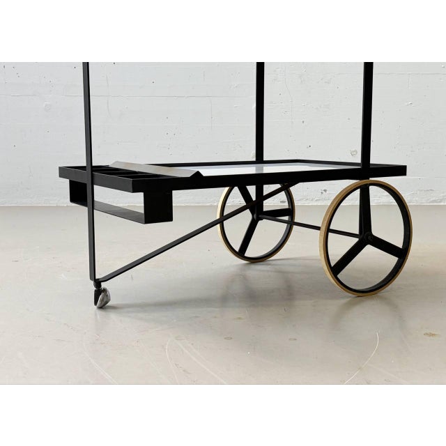 Serving Trolley by Cees Braakman for Pastoe, Netherlands, 1950s For Sale - Image 10 of 16