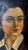 Wood Mid 20th Century Italian Figurative Oil on Canvas Portrait of a Young Woman With Giltwood Frame For Sale - Image 7 of 18