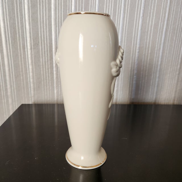 Lenox 1970s Lenox Porcelain Rose Blossom Bud Vase For Sale - Image 4 of 5