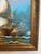 Late 20th Century Original Oil Painting Tall Ship at Sea by J. Harvey Framed Maritime Seascape For Sale - Image 9 of 9