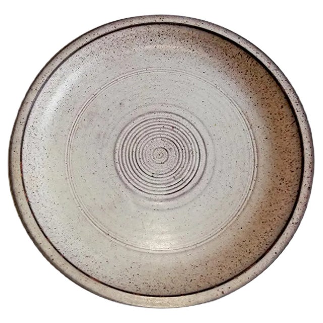 Mid-Century Italian Ceramic Plate from Tasca For Sale