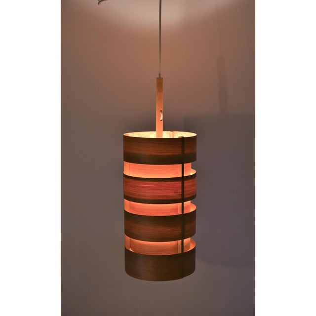 Swedish Pine Pendant Lamp by Hans-Agne Jakobsson, Ellysett A For Sale - Image 11 of 11
