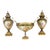 Paris Porcelain & Ormolu Mounted 3 Piece Mantel Set, Early 20th Century, Set of 3 For Sale