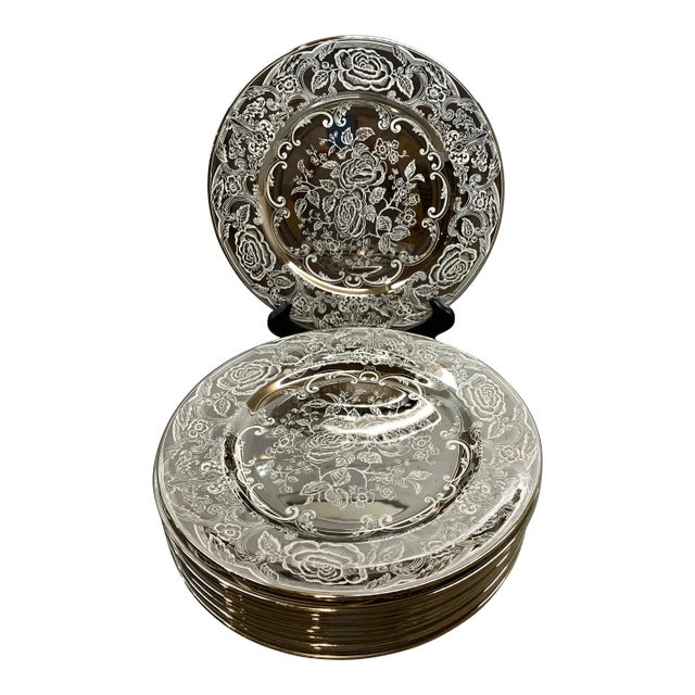 Lusterware Plates- Johnson Bros “Brighton” Plates - Set 10 For Sale