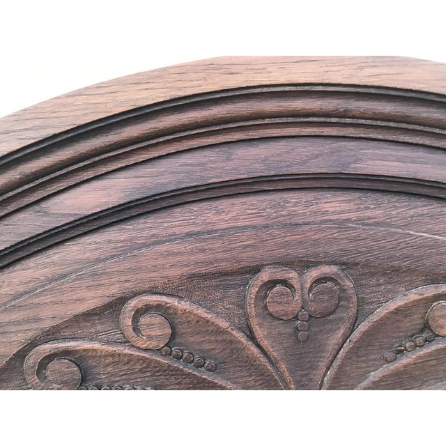 1920s Antique Oak Wood Frame 1920s For Sale - Image 5 of 18