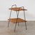 1950s French Wicker and Iron Side Table For Sale In Los Angeles - Image 6 of 11