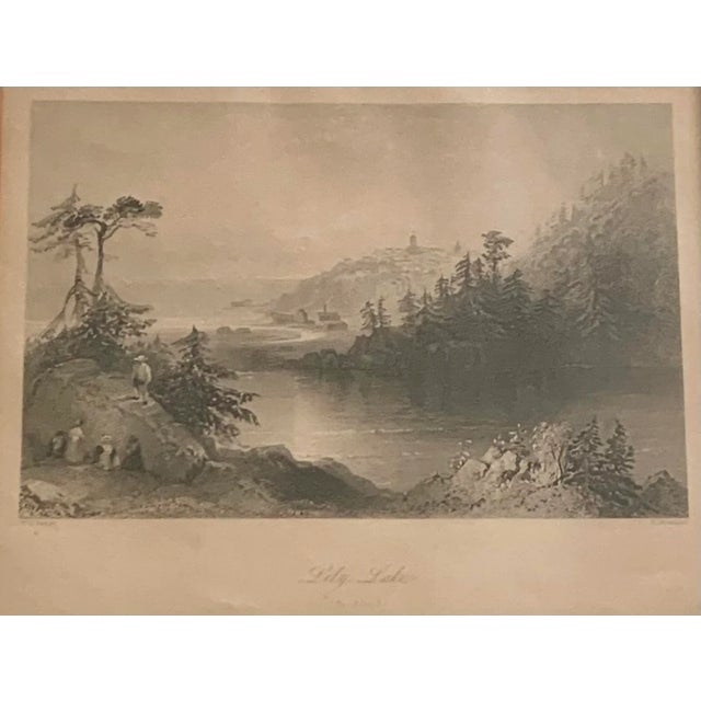 Mid 19th Century Antique 19th Steel Engravings W. H. Bartlett, by Artists J Sands, F W Topham, R Brandard Canadian Historical Views Framed U/Glass, Set of 3 For Sale - Image 5 of 13