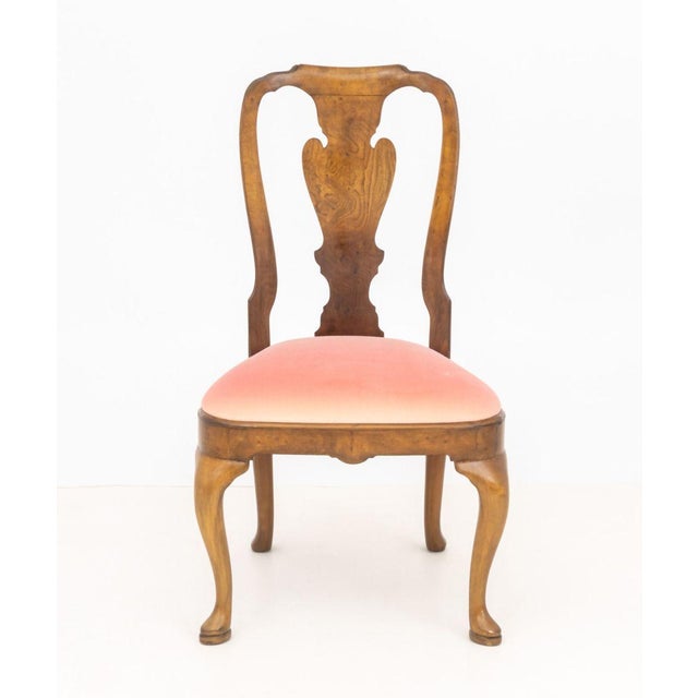 Queen Anne Style Walnut Dining Chairs, 4 For Sale - Image 11 of 11