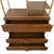 Brown Studio a Home Oslo Etagere in Dark Ash Wood and Brass-Bronze Finished Metal For Sale - Image 8 of 12