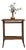 19th Century France Napoleon III Brown Bamboo Side Table For Sale