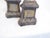 18th Century Italian Silver-Leaf Wooden Candlesticks - A Pair For Sale - Image 4 of 5