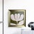 Finished in a brushed gold frame that perfectly complements the warm, sophisticated palette. Ready to hang as acquired....