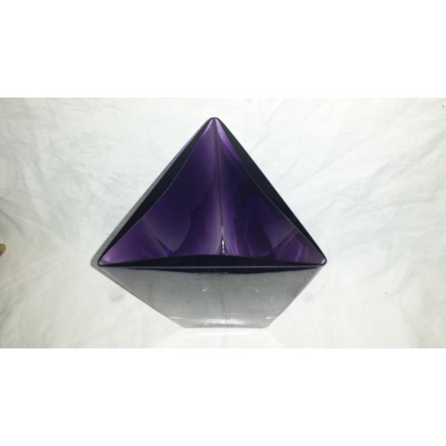 LSA Poland Art Glass Amethyst Purple Vase Chairish