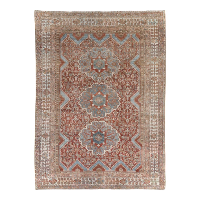 Galerie Shabab Collection Early 20th Century Persian Shiraz Accent Carpet For Sale