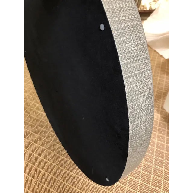 2010s Made Goods Taupe Linen Tray For Sale - Image 5 of 6