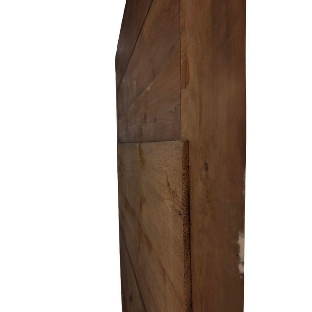 Black Vintage Black & Gold Regency or Empire Style Beveled Mirror For Sale - Image 8 of 10